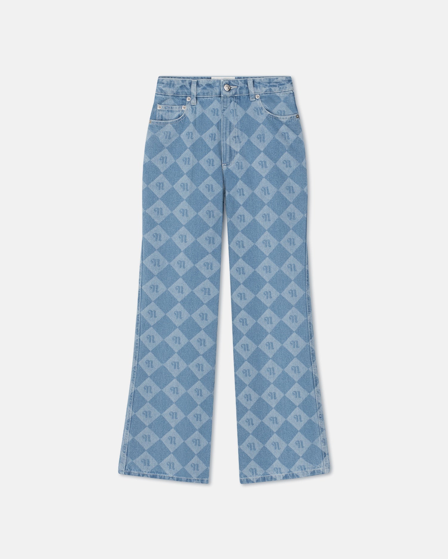 Womens | Zoey Denim Jeans | Blue Monogram