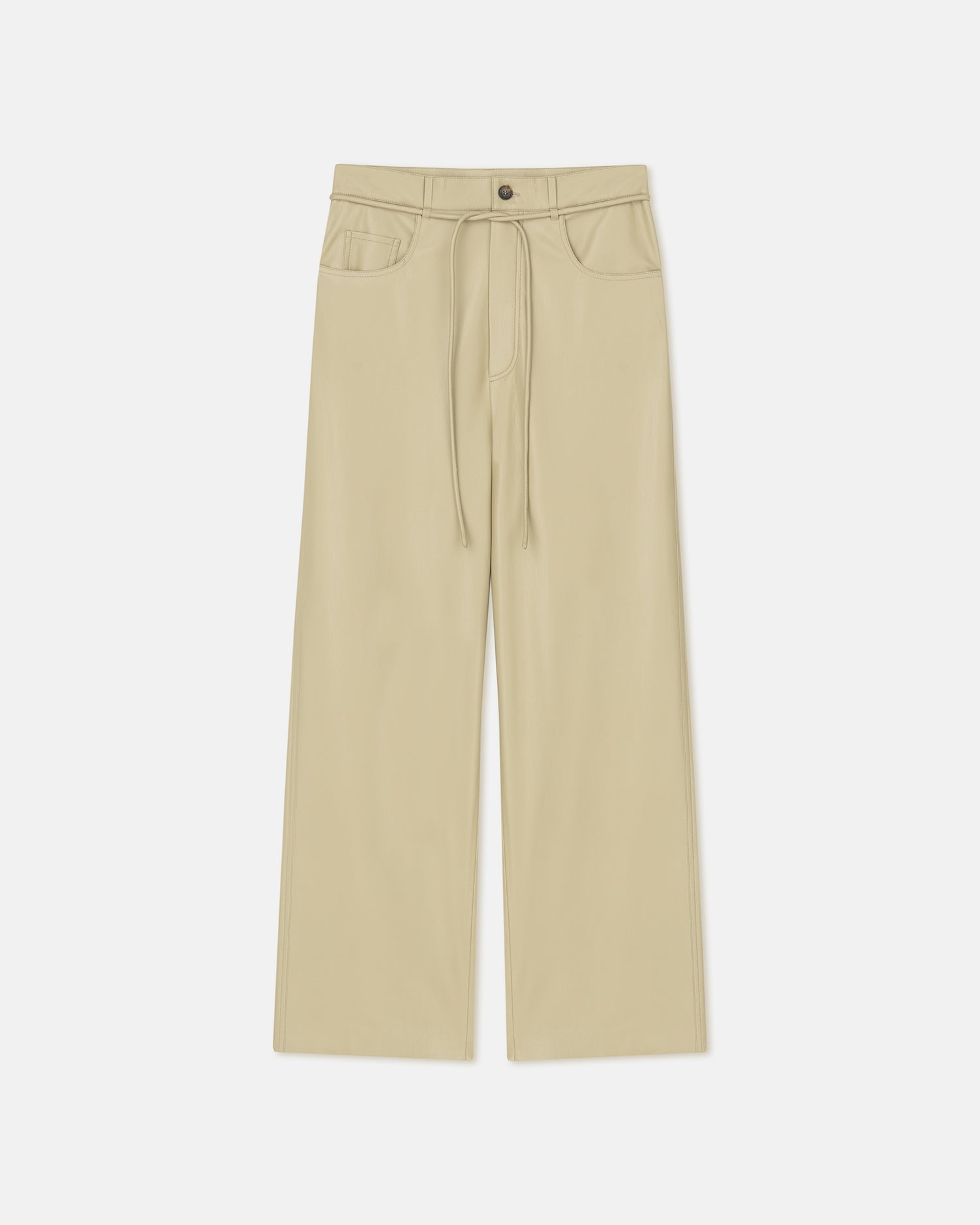 Sato Belted Okobor Pants | Pale Olive