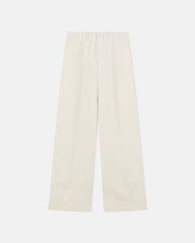 Womens | Brenda Crinkled-Satin Pants | Ecru