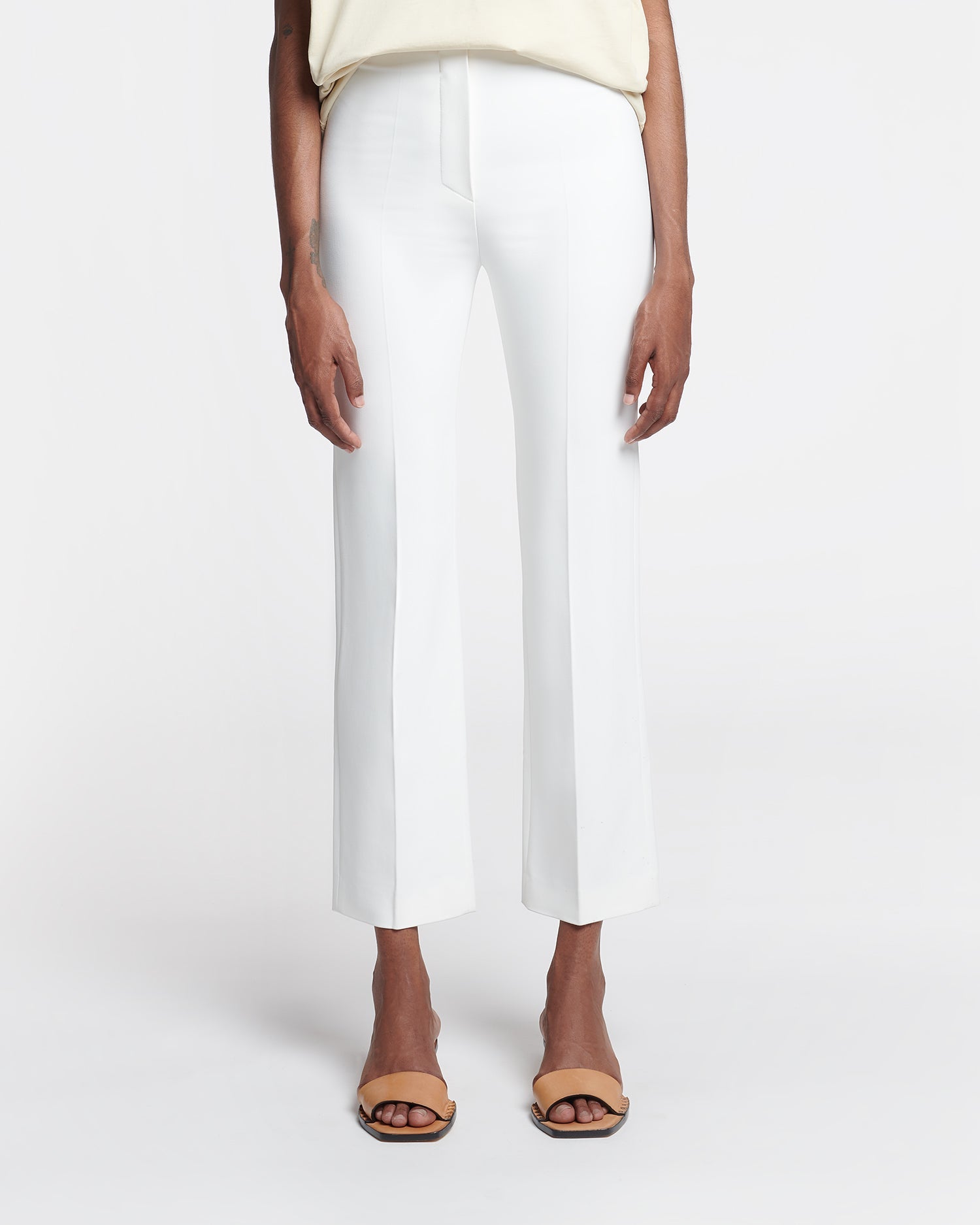 Erinna Tailored Slim-Leg Trousers | Off White