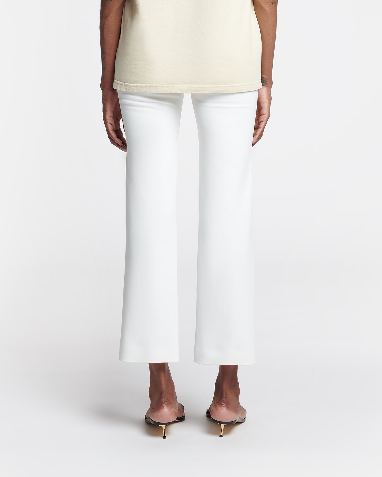 Erinna Tailored Slim-Leg Trousers | Off White