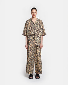 Womens | Katnis Printed Cotton-Voile Shirt | Leopard