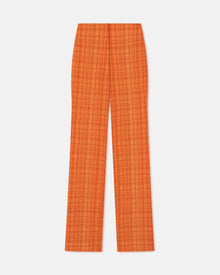 Womens | Juna Seersucker Pants | Sunset Orange