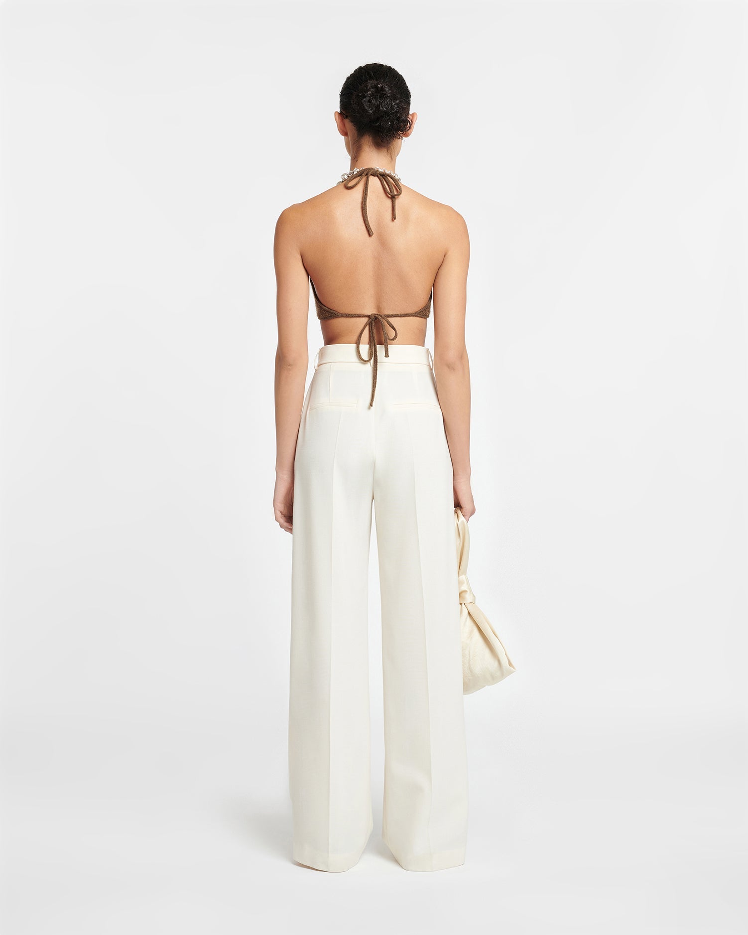 Womens | Lanai Tailored Cady Pants | Creme