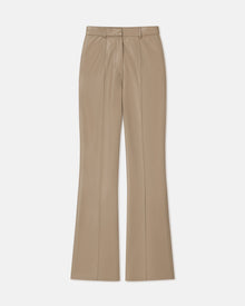 Womens | Leena Okobor Alt-Leather Pants | Ashy Taupe