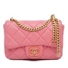 Chanel | Pre-Owned Mini Lambskin Pending CC Flap | Pink