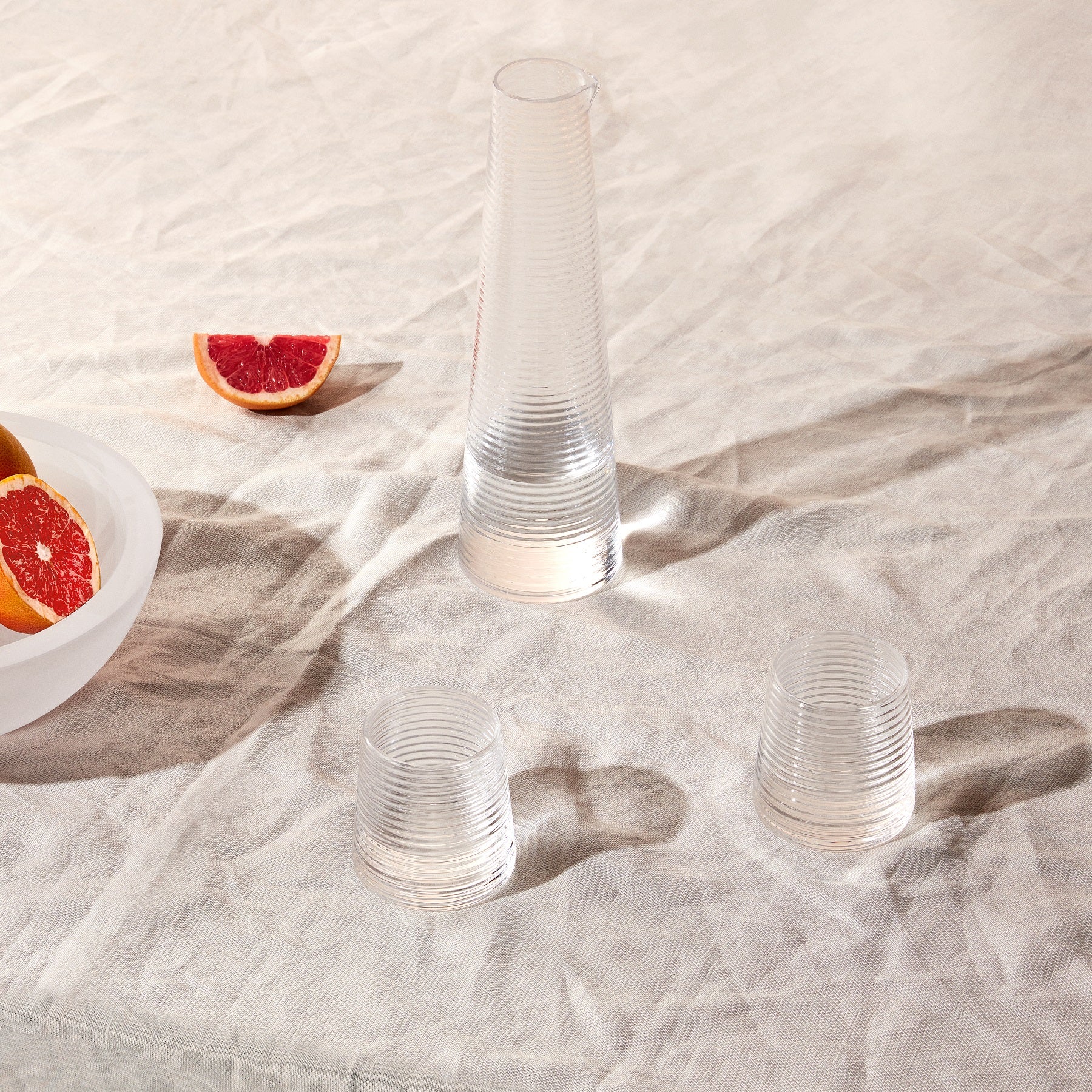 Poem Water Glasses | Clear Crystal | Set of 2
