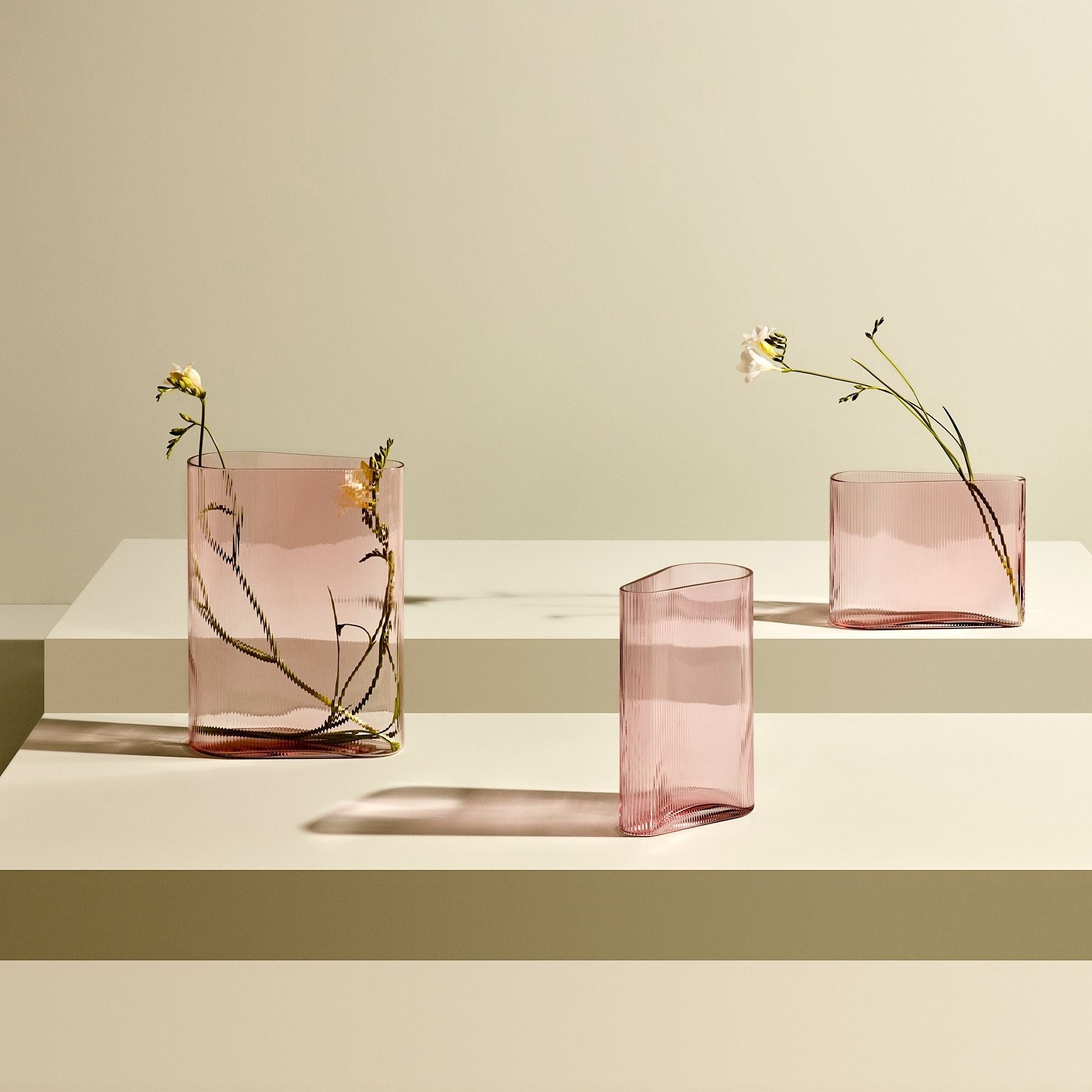 Mist Vase - Wide | Dusty Rose