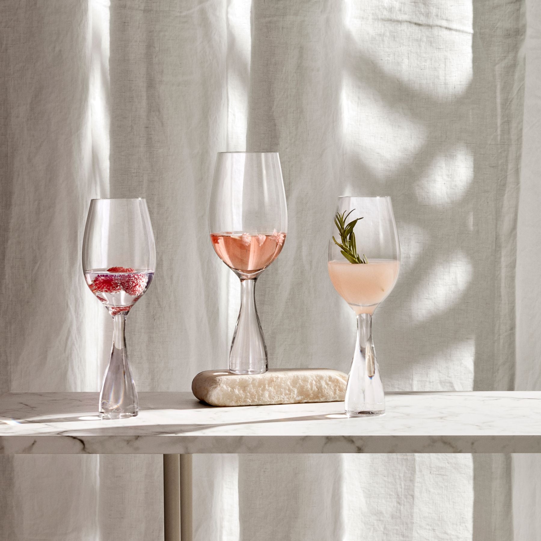 Wine Party Red Wine Glasses | Clear Crystal | Set of 2