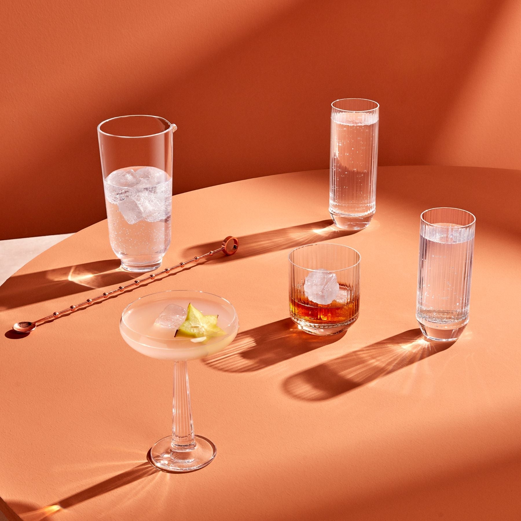 Big Top Coupe Glasses | Clear Crystal | Set of 2