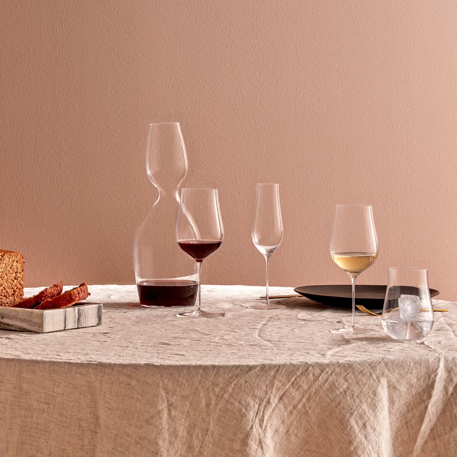 Ghost Zero Tulip Red Wine Glass | Clear Crystal