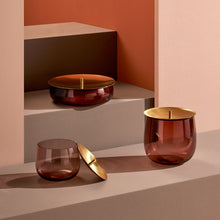 Beret Storage Box With Brass Lid - Small | Clear Crystal/Brass