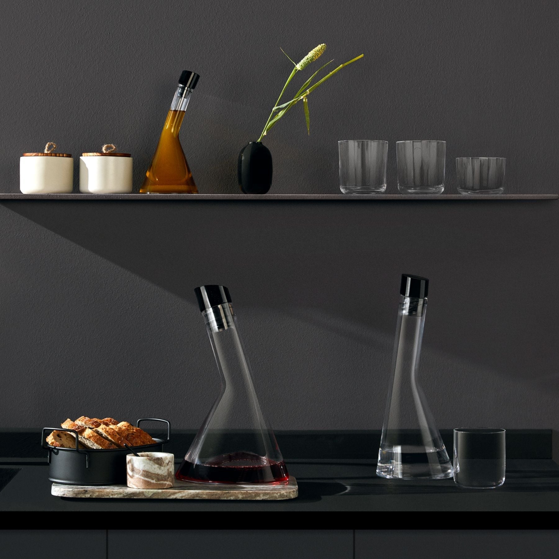 Tilt Carafe | Clear Crystal