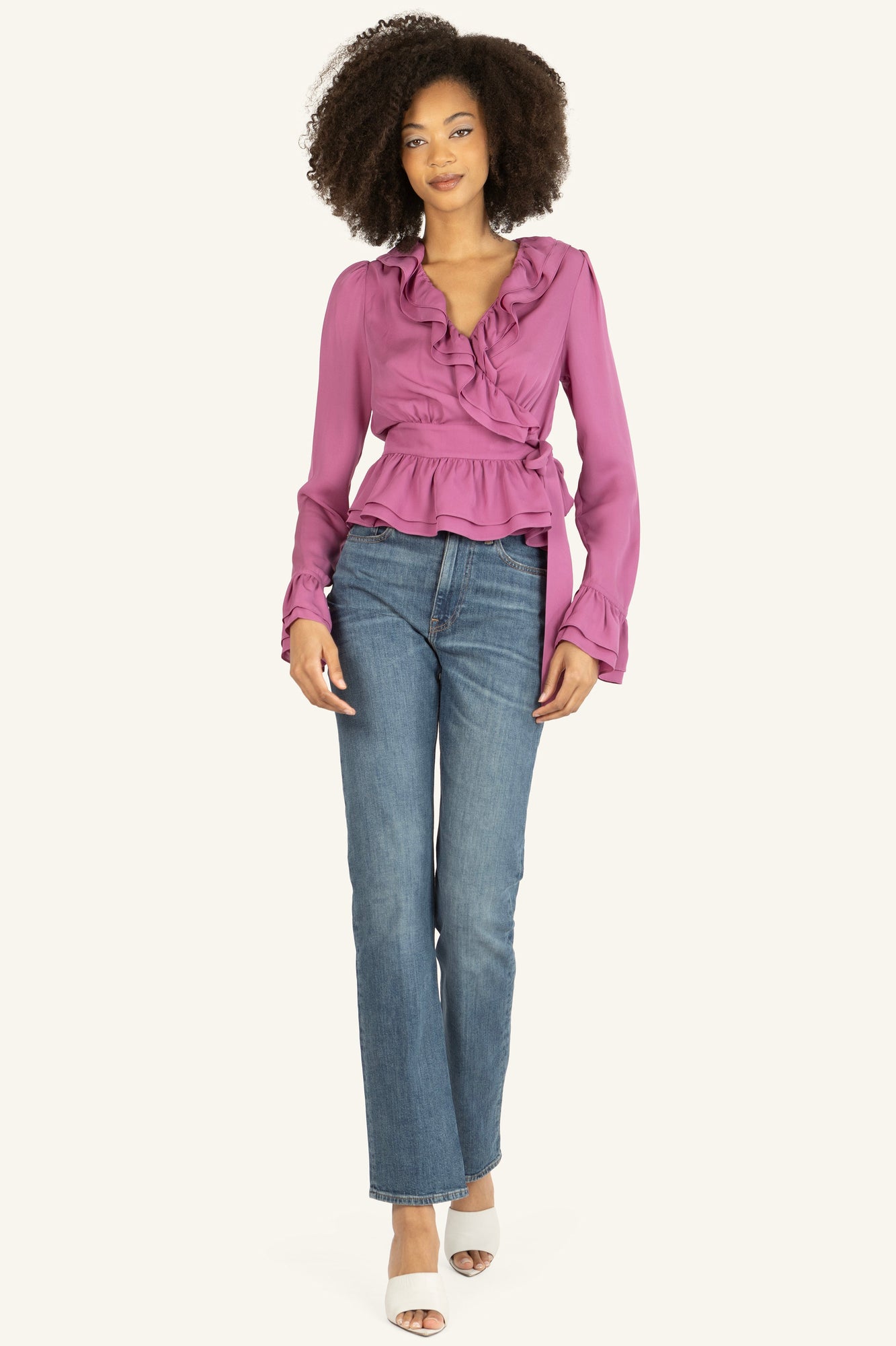 Noelle Blouse | Plum