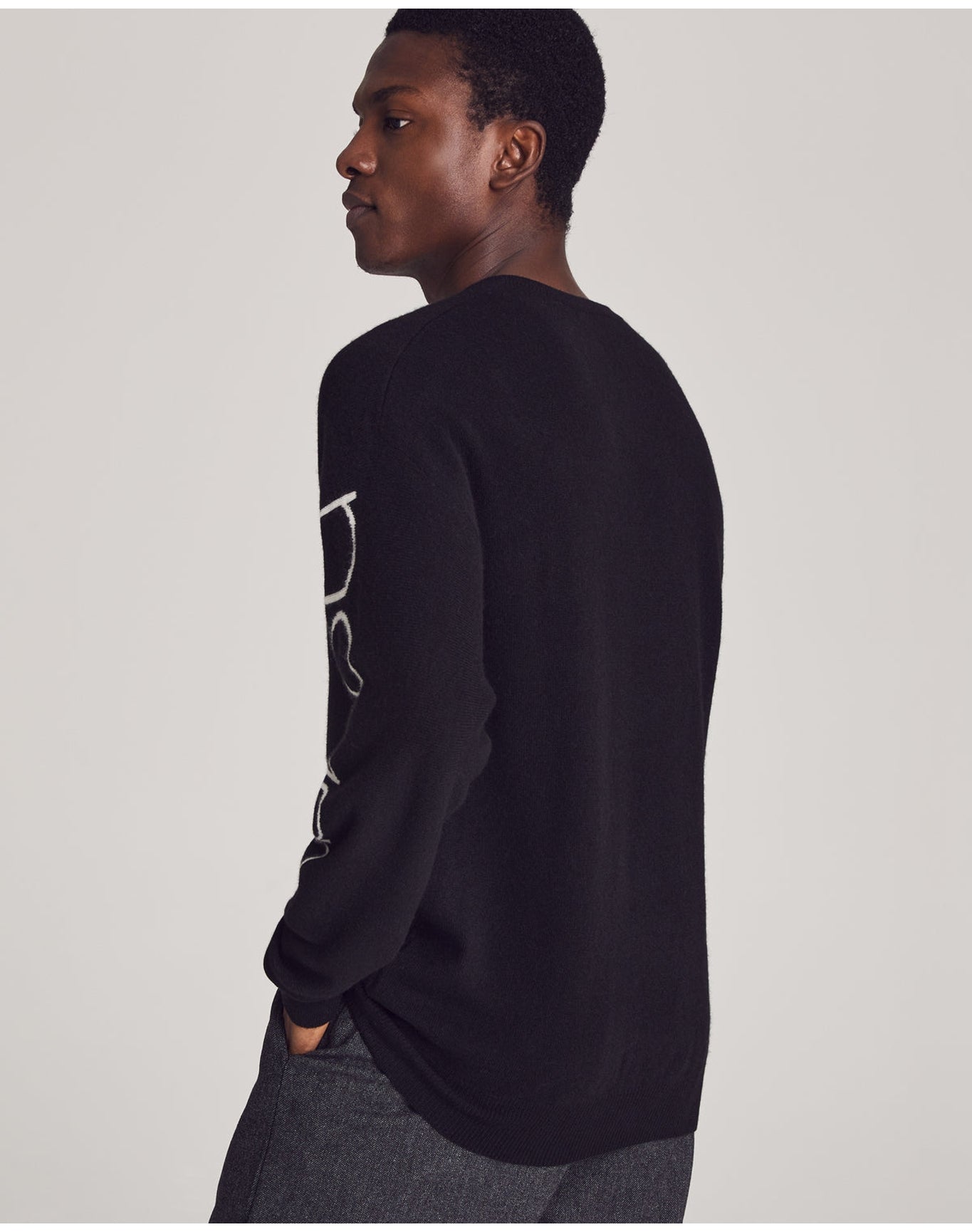 Nomad1942 | Men | Dawson Intarsia Crew | Black