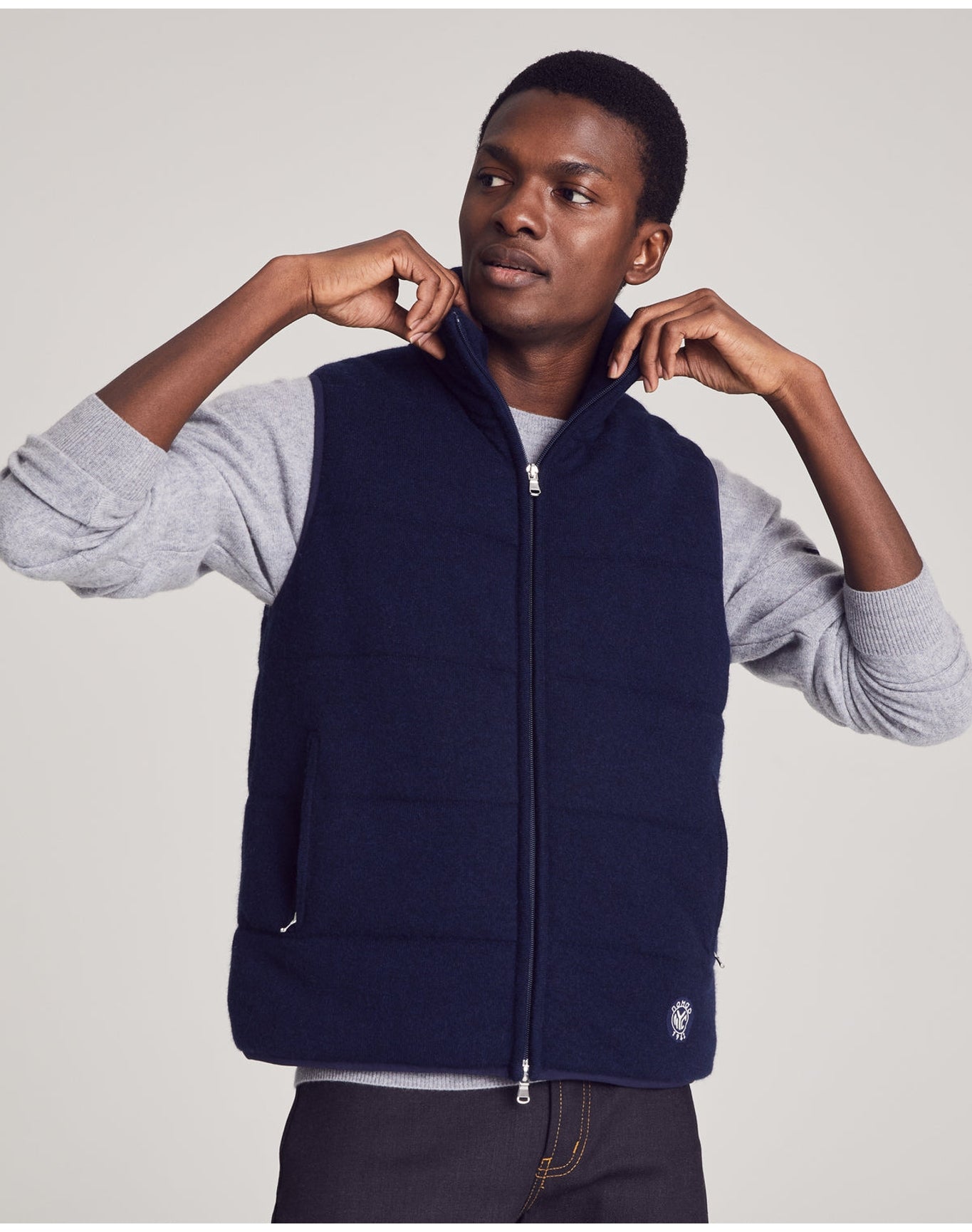 Nomad1942 | Men | Fordham Quilted Vest | Midnight