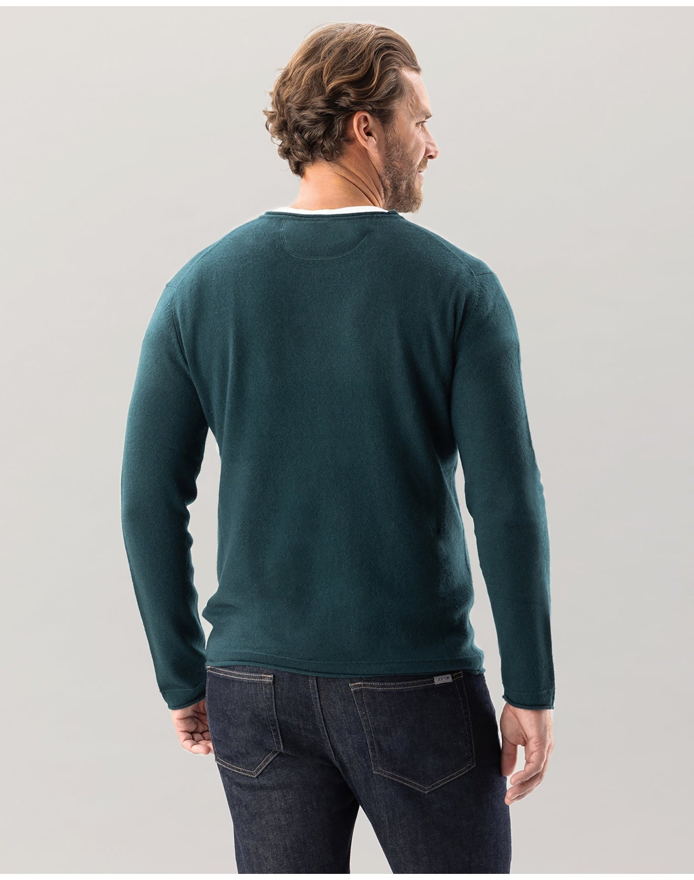 Nomad1942 | Men | Men's Crewneck Sweater - Jewel Tones | Pine