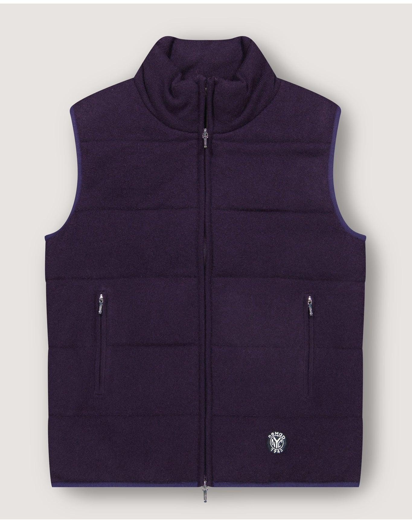 Nomad1942 | Unisex | Magnolia Quilted Vest | Currant