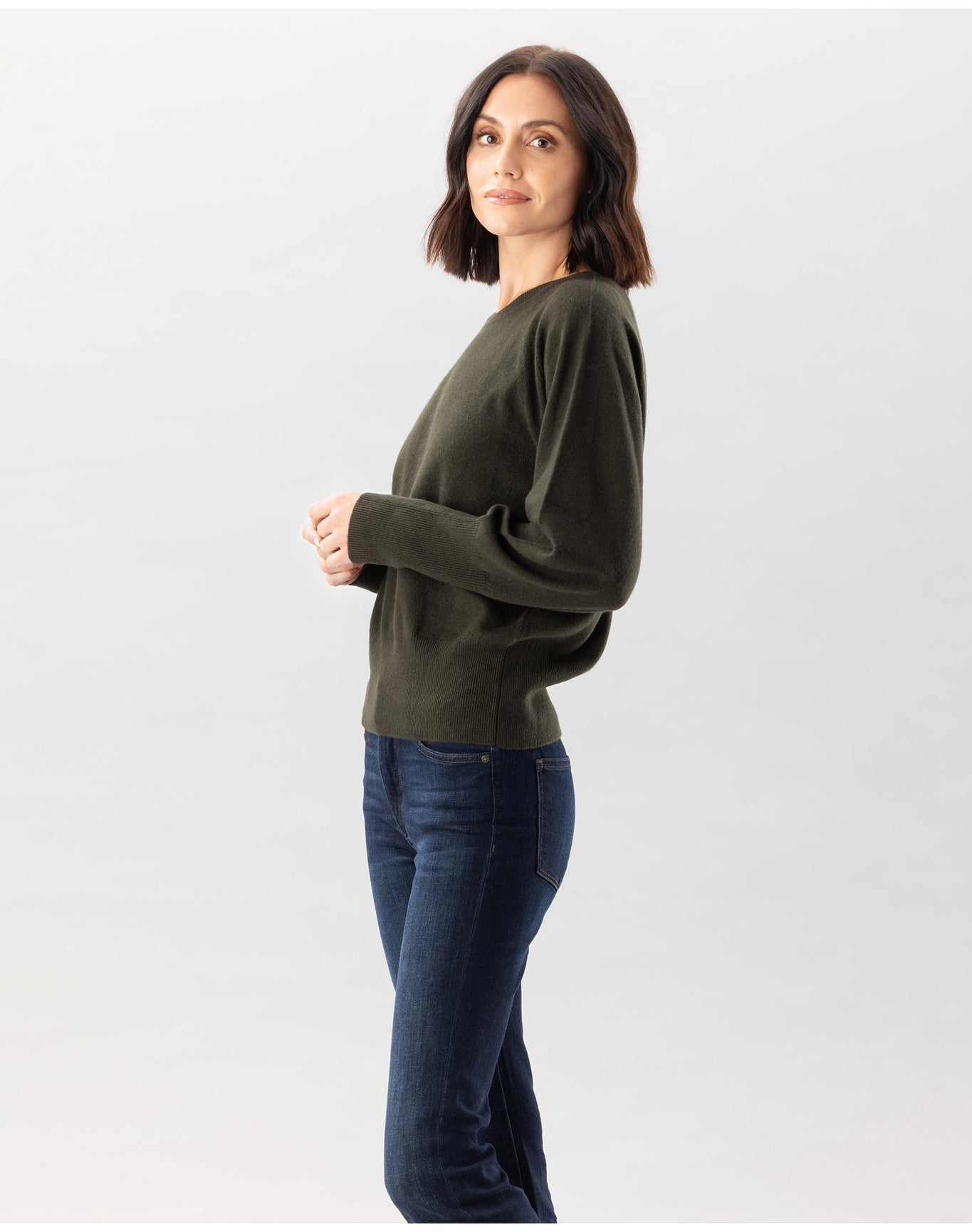 Nomad1942 | Women | Greenwich Sweater | Olive