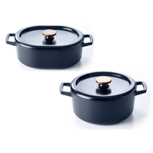Nori Round and Oval Dutch Ovens Set | Black