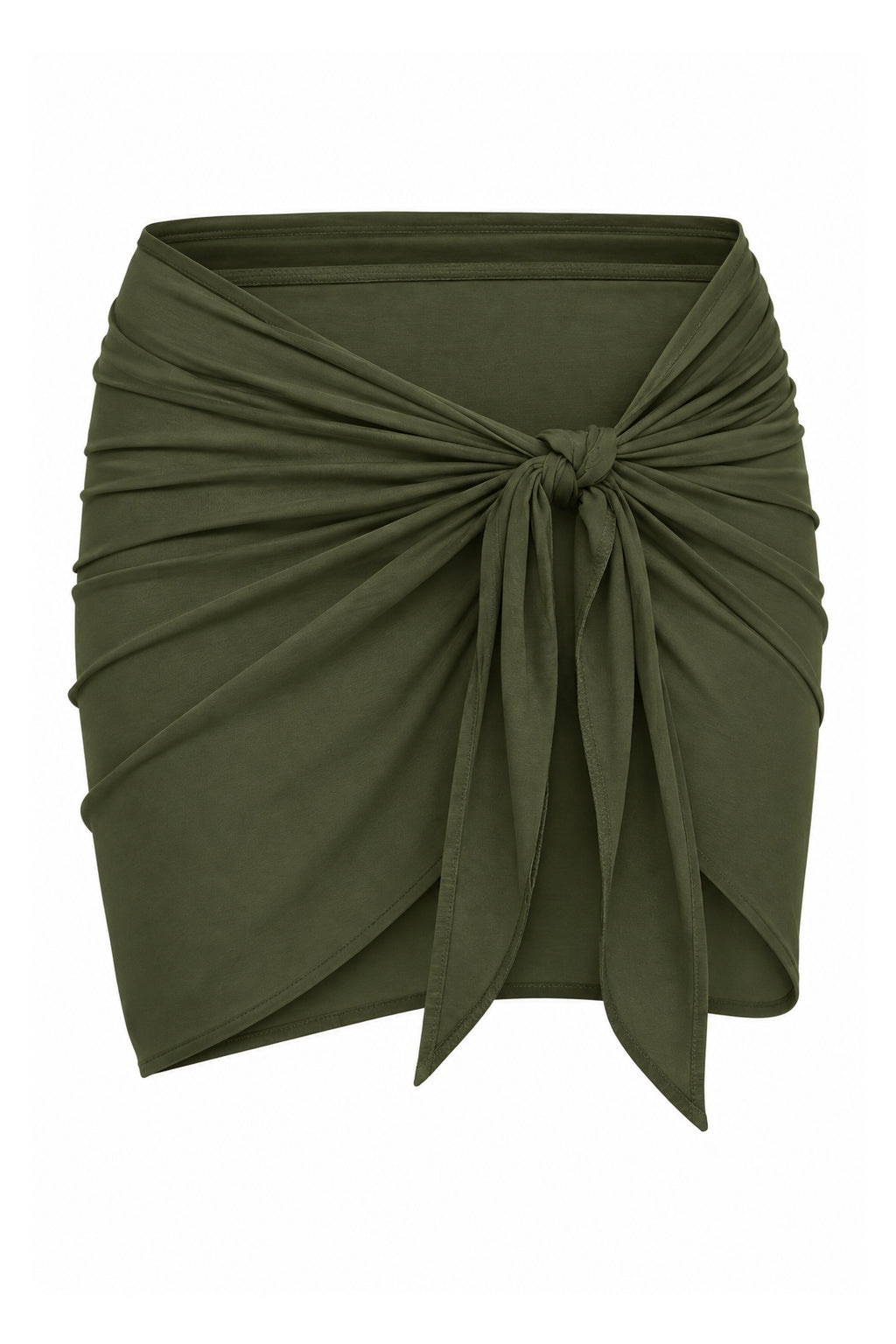 Nyla Pareo Skirt | Olive Matte