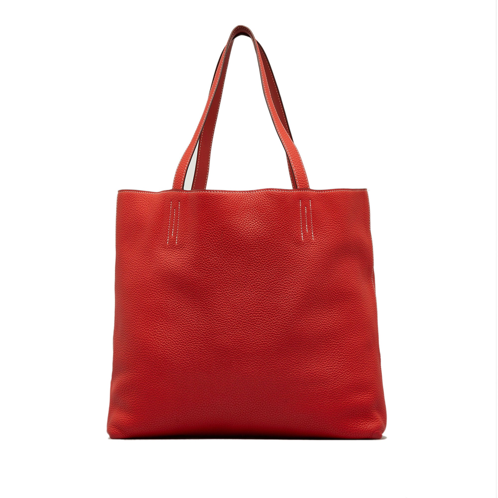 Hermes | Pre-Owned Clemence Double Sens 36 | Red