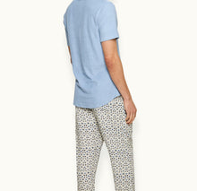OB-T Towelling Crew Neck Organic Cotton Towelling T-Shirt | Blue Ash