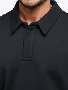 Mens | Hyperloop Rugby Polo | Signature-Fit | Obsidian