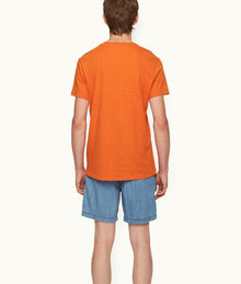 OB Classic Classic Fit Crewneck Garment Dye Cotton T-Shirt | Tiger Lily