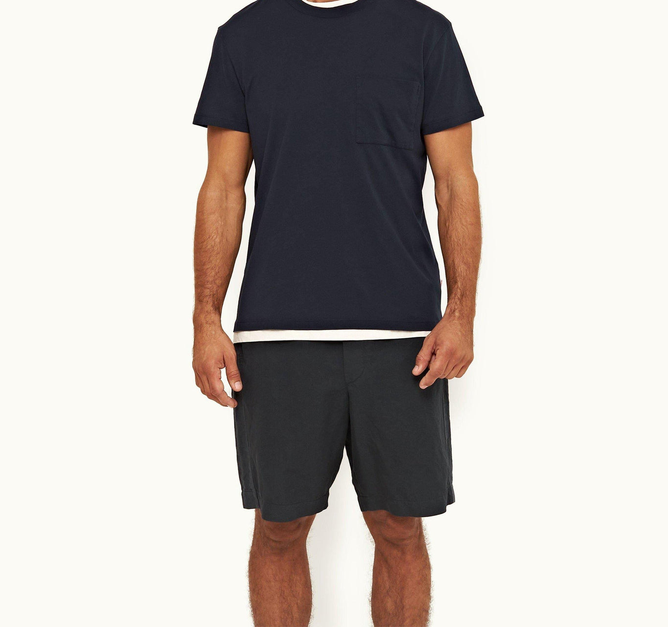 OB Classic Classic Fit Double-Layer Organic Cotton T-Shirt | Night Iris