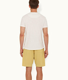 OB Classic Crew Neck Garment Dye Cotton T-Shirt | Cloud