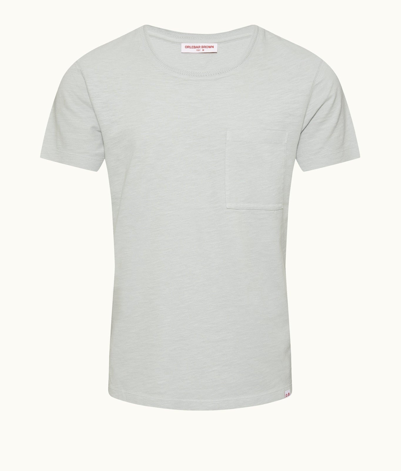 OB Classic Tee Classic Fit Garment Dye Organic Cotton T-Shirt | White Jade