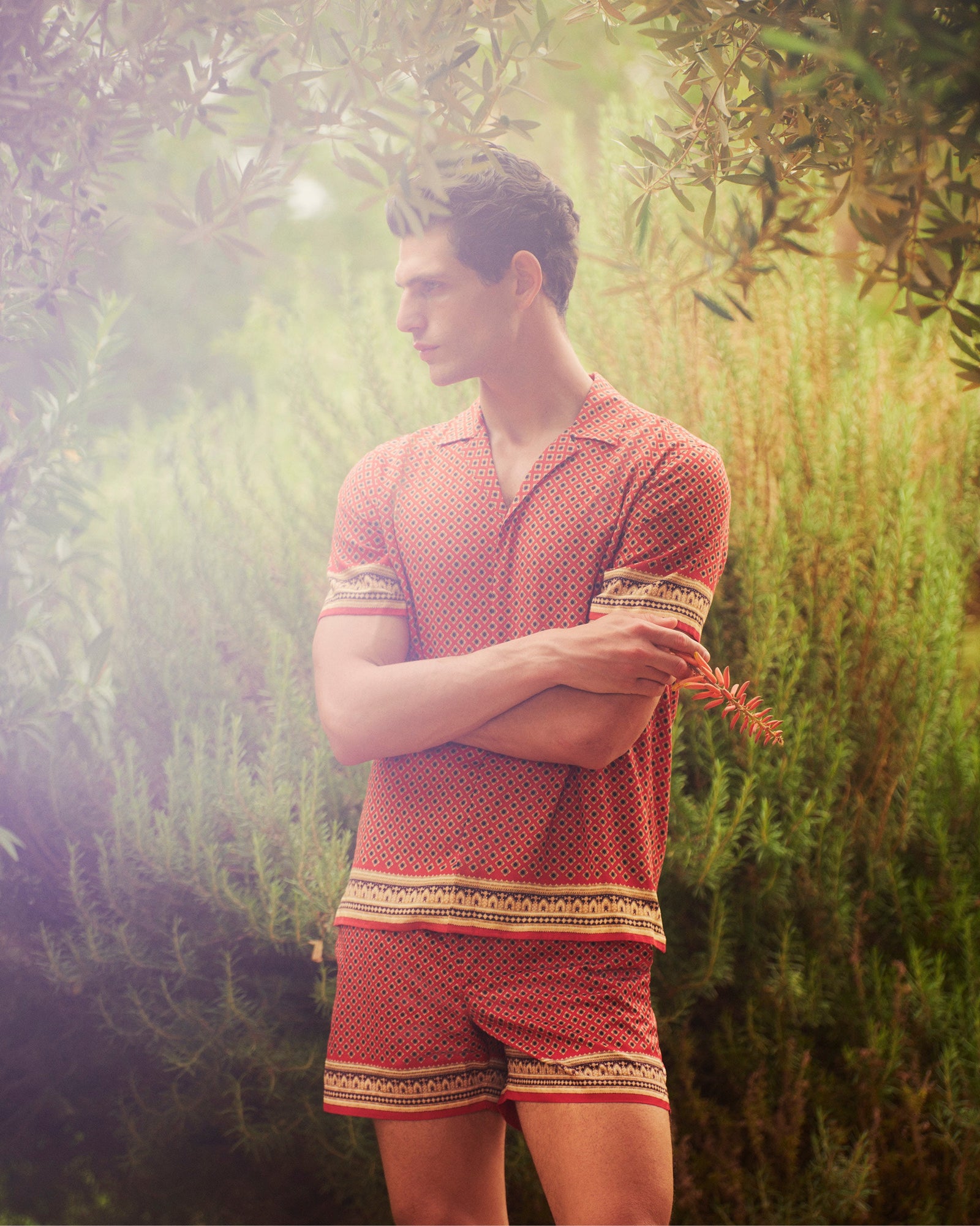 Men | Maitan Shirt | Summer Red