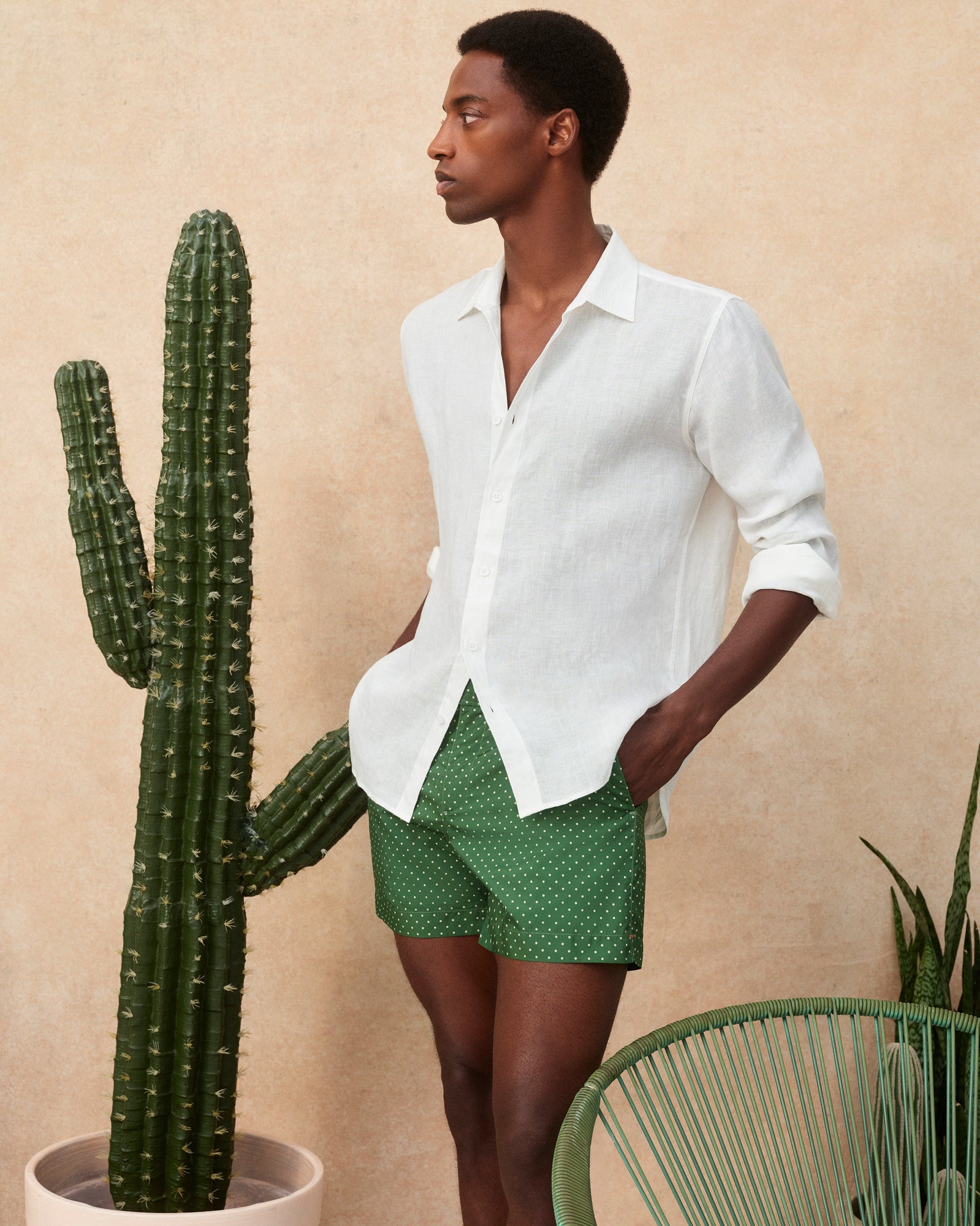 Men | Setter Swim Boxer | Agave Green