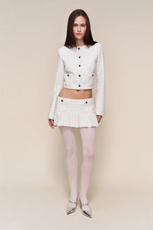 Womens | Claudine Mini Skirt | Snow White