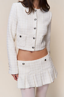Womens | Claudine Mini Skirt | Snow White