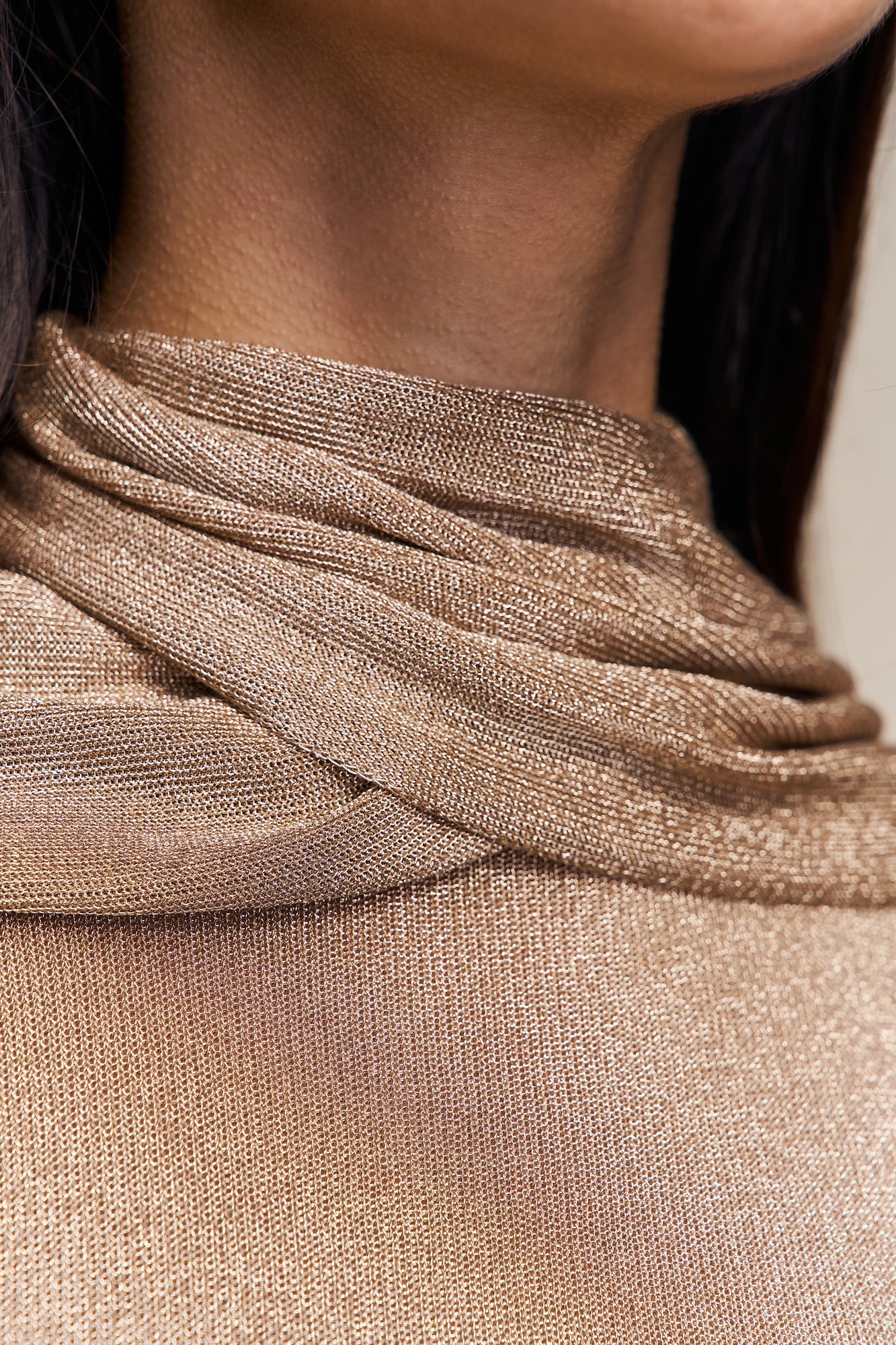 Womens | Serelina Scarf Dress | Champagne