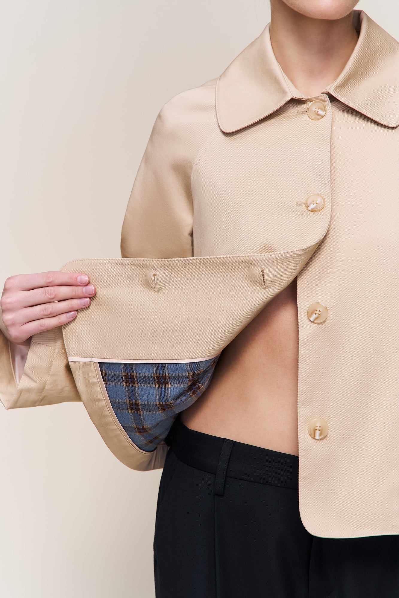 Womens | Romeo Trench Coat | Taupe