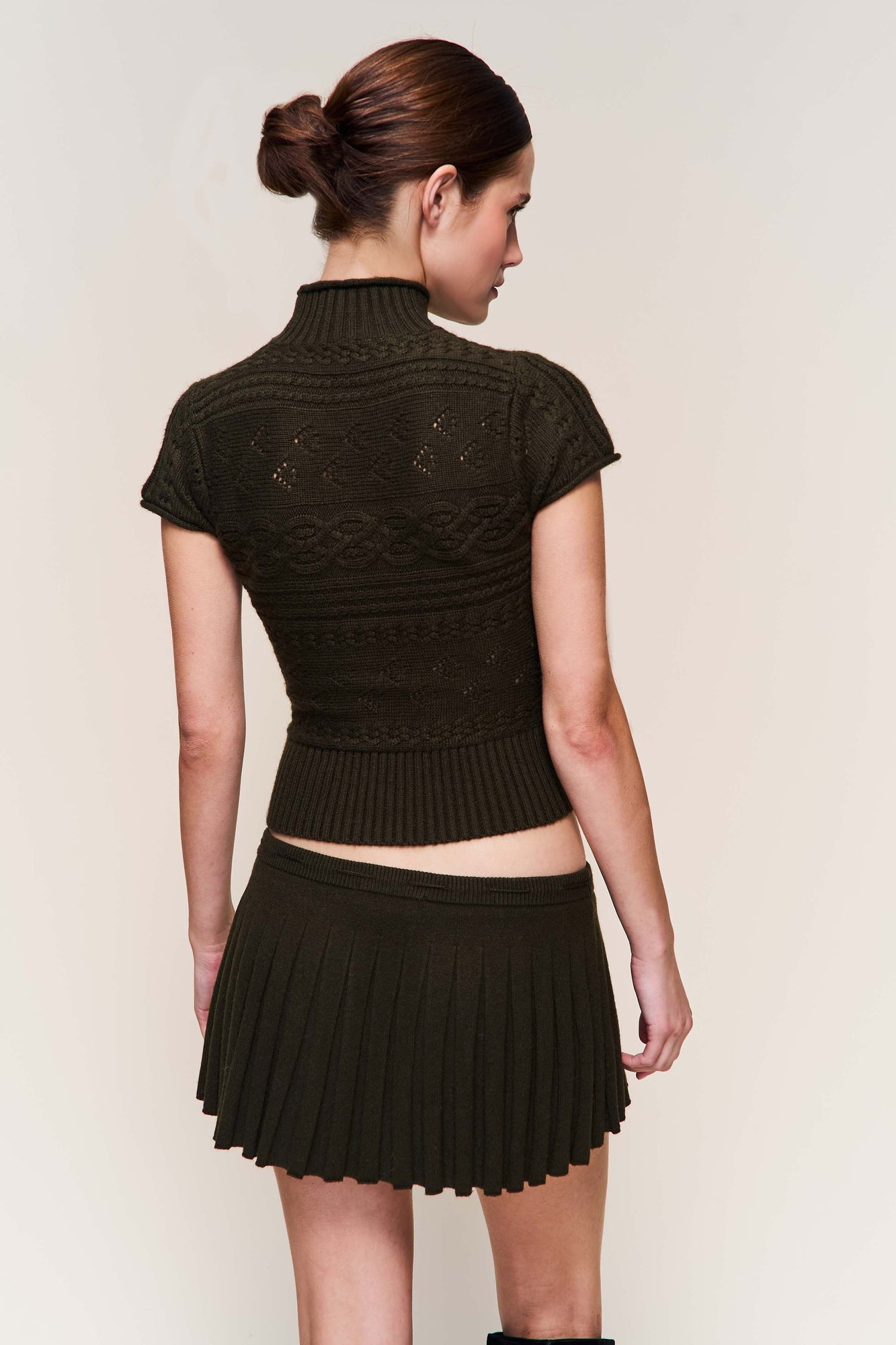 Womens | Vivienne Mini Skirt | Dark Olive