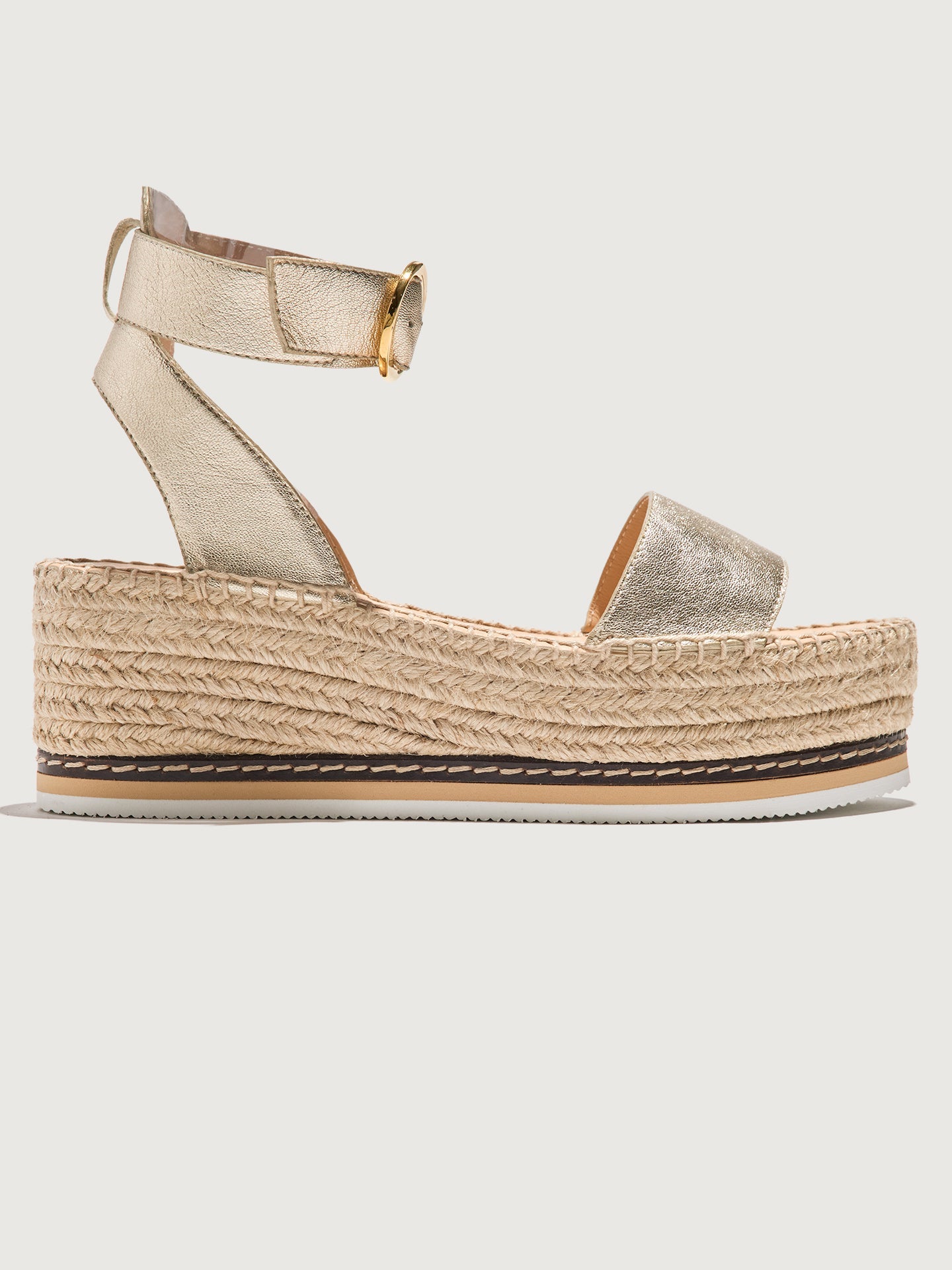 Odissi | Lily Espadrille | Light Gold