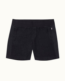 Night Iris Classic Fit Mix Texture Sweat Shorts | Night Iris