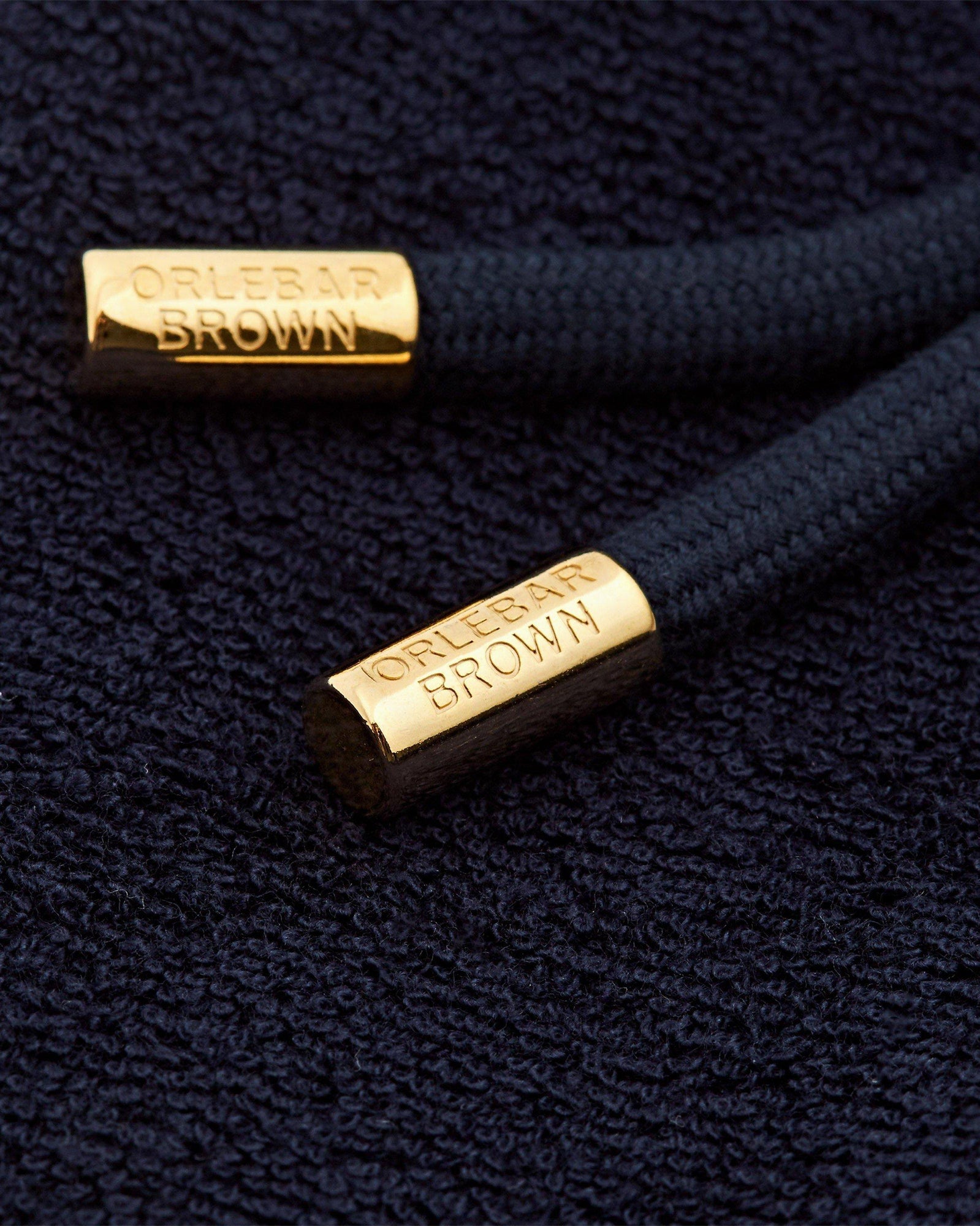 Afador Towelling Navy Classic Fit Double-Faced Towelling Sweat Shorts | Navy