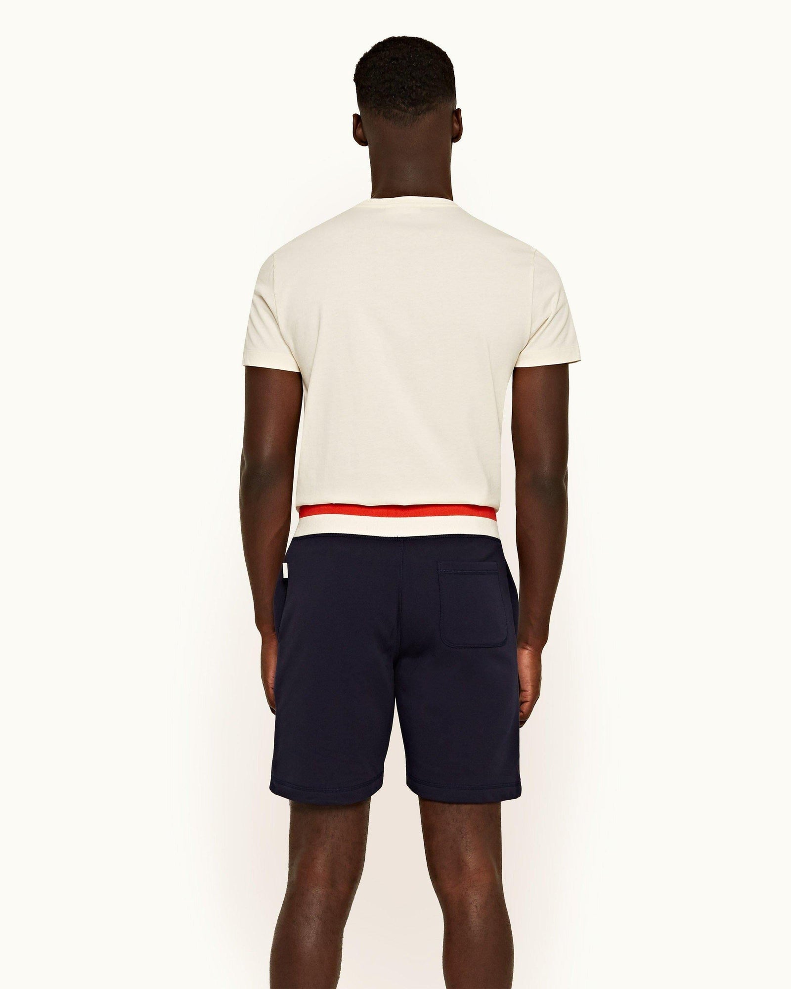 Men | Afador Stripe Jogger Short | Navy