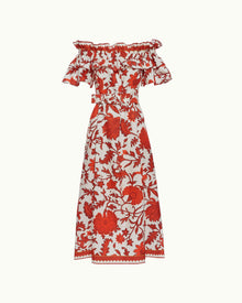 Women | Breakfast Dress  | Red