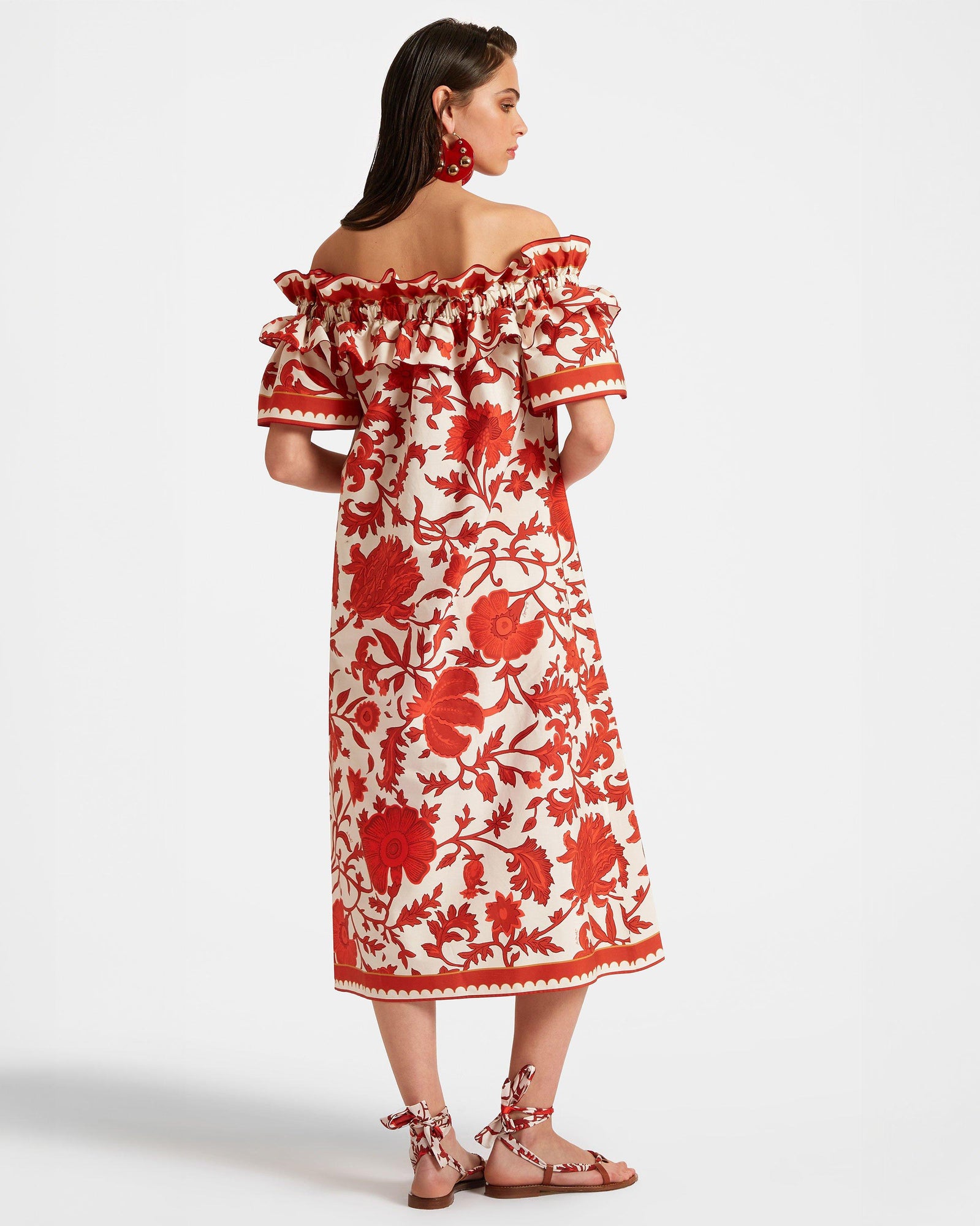 Women | Breakfast Dress  | Red