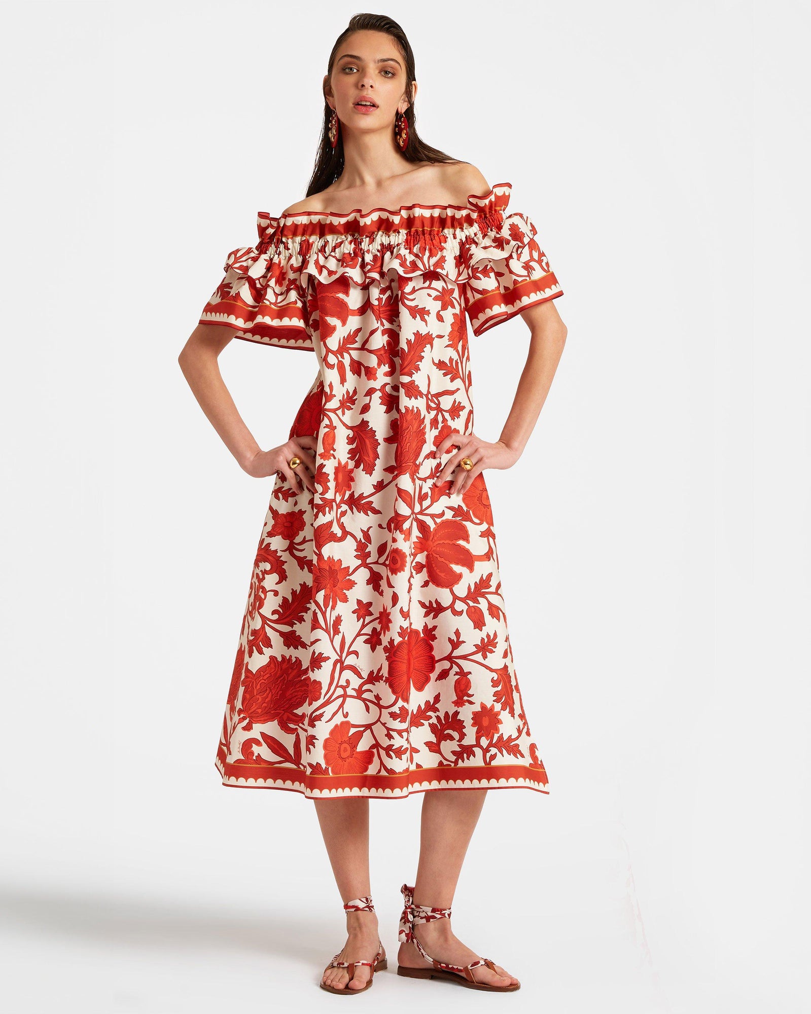 Women | Breakfast Dress  | Red