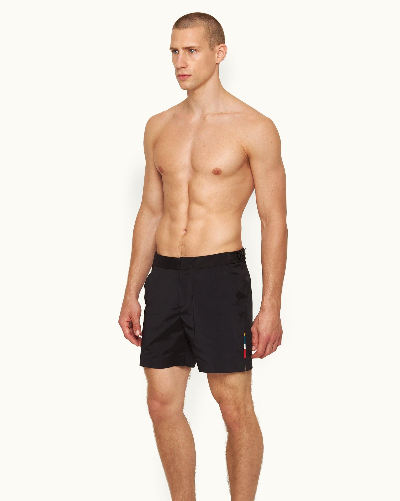 Men | Bulldog Bonded Swim Boxer | Black
