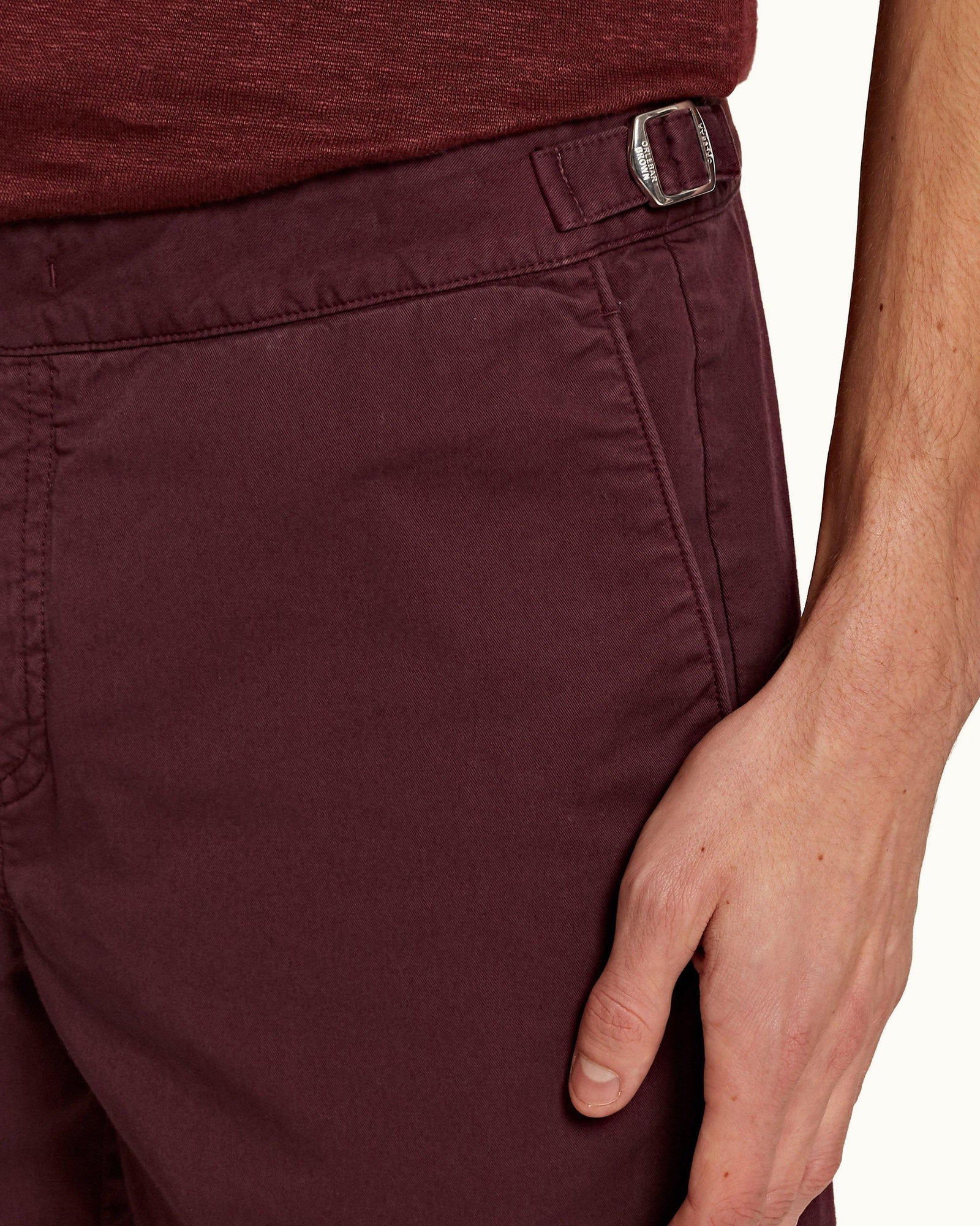 Men | Bulldog Cotton Twill Short | Port