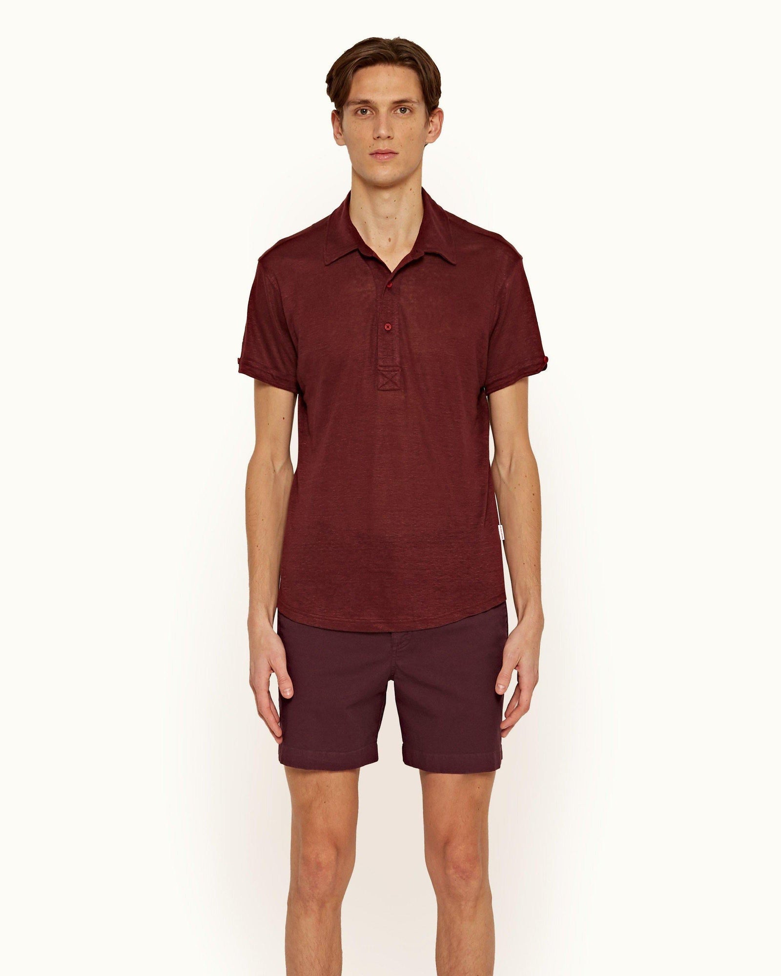 Men | Bulldog Cotton Twill Short | Port