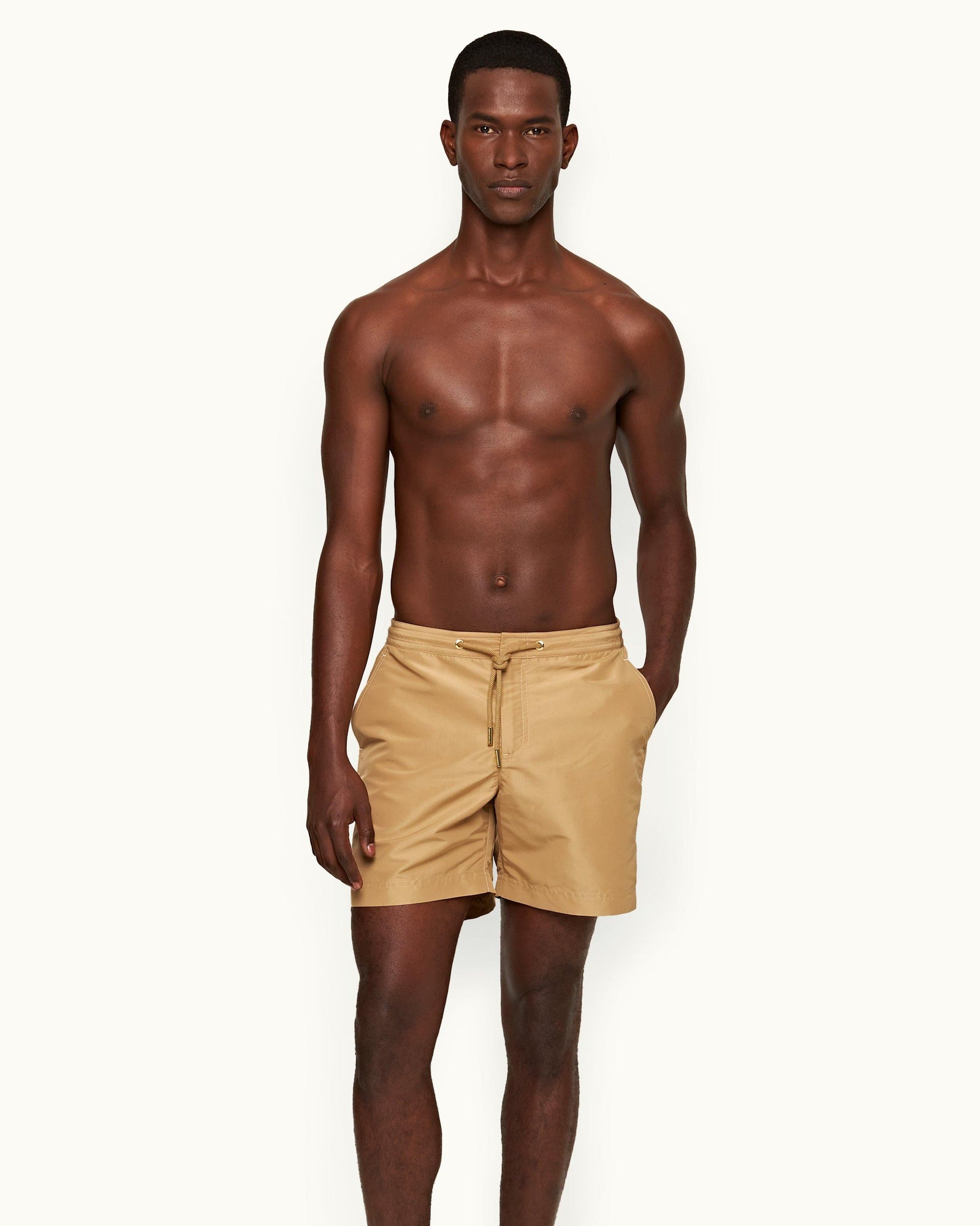 Men | Bulldog Drawcord Swim Boxer | Biscuit